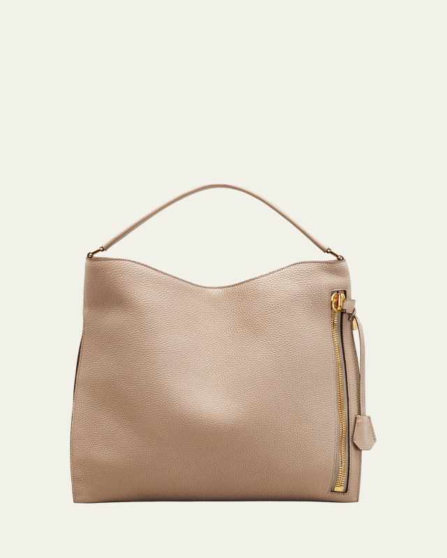 Alix Hobo Large in Grained Leather